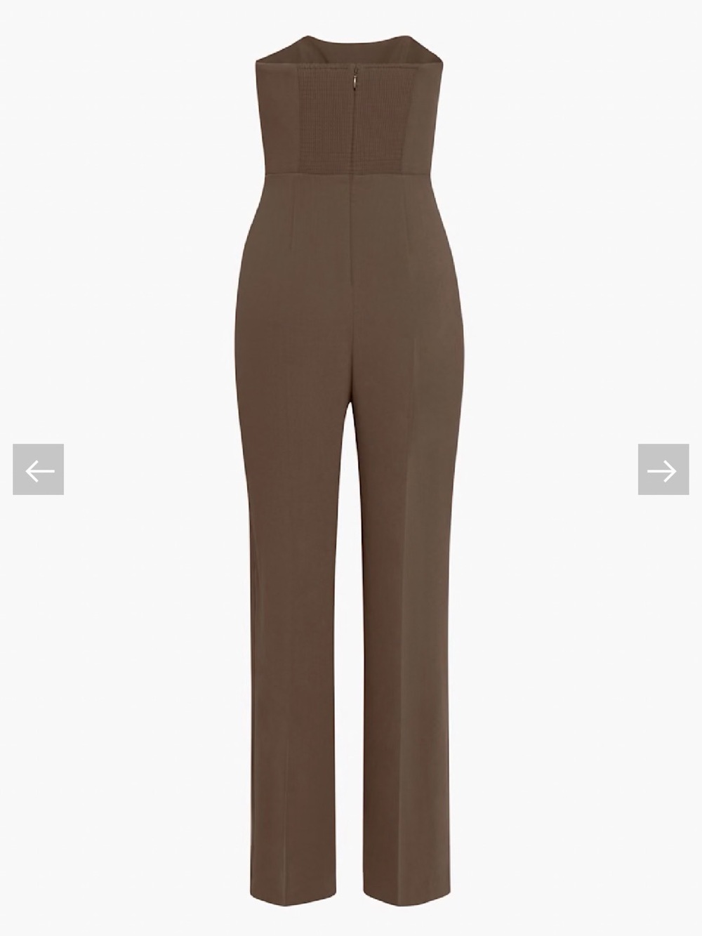 Aritzia Wilfred Endless Jumpsuit Crepette Size 6, Rich Mocha Brown - Picture 4 of 8